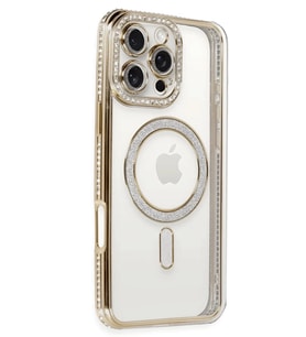 iPhone 16 Pro Kılıf Joke Simli Magneticsafe Kılıf -