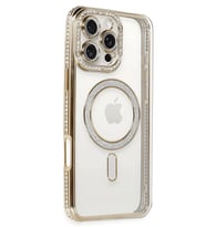 iPhone 16 Pro Kılıf Joke Simli Magneticsafe Kılıf -