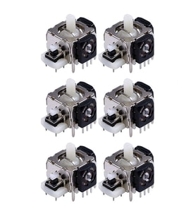 6 ADET XBOX 360 Analog Motor Joystick XBOX 360 Kol Tamiri İçin Yedek Parça (Gri)