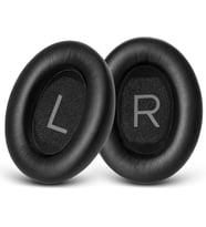Lexroo BOSE ile Uyumlu QuietComfort 45 & Quiet Comfort SE için Suni Deri Kulaklık Pedi Hafızalı