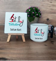 Patoloji Teknikeri Hediye Seti Kupa Bardak T Kulplu ve Dekoratif Taş Tıp Bayramı Hediyesi (Model 6)