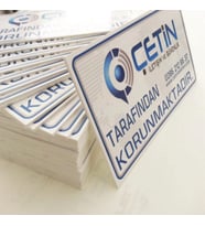 Metal levha baskı, etiket baskı, logo etiket baskı, işyeri logo baskı, logo etiket baskı