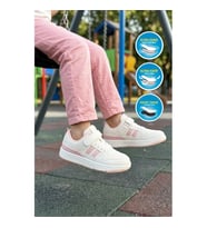 Cool Stella F Beyaz-Pudra Unisex Çocuk Spor Ayakkabı