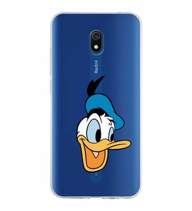 Xiaomi Redmi 8A Uyumlu Kapak Donald Duck Tasarımlı Şeffaf Silikon Kılıf