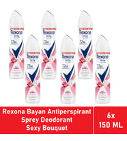 Rexona Kadın Deodorant Sexy Bouquet 150 ML X 6 Adet