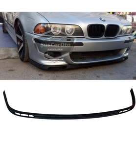 BMW 5 Serisi E39 1995-2004 Uyumlu Üniversal Laguna Lip Esnek Ön Lip 2 Parça Tampon Altı Karlık Ön Ek