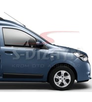 Dacia Dokker Krom Cam Çıtası 2 Prç 2013 Üzeri