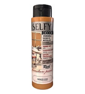 Rich Selfy Decor Vernikli Boya 500 cc 5808 ROMA SARISI 