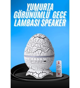 Gece Lambası Yumurta Işık Speaker Yeni Nesil Dinozor Yumurtası Görünümlü