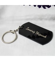 Kişiye Özel Isimli Pleksi Anahtarlık - Çift Taraflı (6X3 CM) Isme Özel Anahtarlık