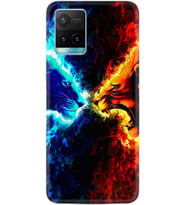 Vivo Y11S Y21S Y20 Y20S Y70 Kılıf Desemli Silikon Red Blue Leon 1714