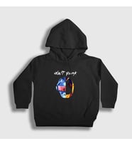 Presmono Unisex Çocuk Siyah Random Daft Punk Kapüşonlu Sweatshirt 60278tt