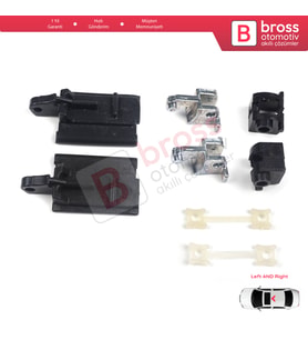 BMW  E36 E46 E38 54128119747 için 8 Parça Sunroof  Kılavuz Ray Kaldırma Kolu Tamir Seti Sol Sağ