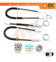 VW Passat B6 3C 3C2 3C5 2005-2011 4/5 Kapı 3C1837461 İçin Elektrikli Ön Sol Cam Kriko Tamir Seti