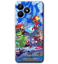Realme C53 Kılıf HD Desen Baskılı Kılıf - Avengers Cartoon