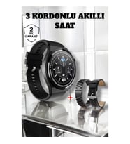 GT3 Max Akıllı Saat – Nabız ve Uyku Takibi, Çağrı Cevaplama, Bildirim Görüntüleme, Siyah