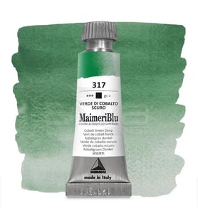 Maimeri Blu Tüp Sulu Boya 12 ml S4 No:317 Cobalt Green Deep