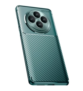 Reno 11 FS Kılıf Auto Focus Karbon Kapak - Koyu Yeşil