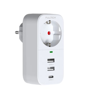 Vothoon 2.4a Çıkışlı 2xusb 1xtype-c Tekli Priz Ftr-17