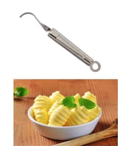 Tereyağ Çekeceği Paslanmaz Çelik Tereyağ Kaşığı Sunum Kaşığı 21 cm