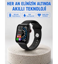 Yüksek Çözünürlüklü 1.9" Akıllı Saat – 5-6 Gün Aktif Kullanım, Şık ve Modern Tasarım