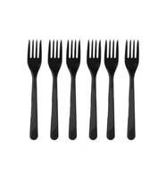 Plastik Çatal Siyah 25 Li