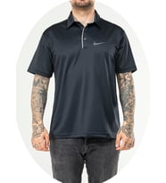 Nike EF-4545 Erkek Battal Polyester Mesh Polo Yaka T-Shirt