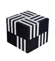 Lucky Art Siyah Kare Kutu 10x10 cm DGY 025