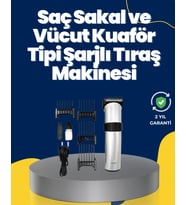 5 Farklı Kesim Tarağıyla Gelen Çok Amaçlı Tıraş Cihazı