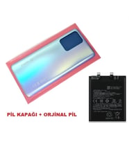 Xiaomi Mi 11T PRO Mİ 11T Arka Pil Batarya Kapağı + PİL (CAM) MAVİ