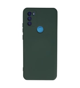 General Mobile Gm 21 Plus Kılıf Nano İçi Kadife Silikon - Koyu Yeşil