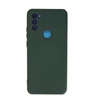 General Mobile Gm 21 Plus Kılıf Nano İçi Kadife Silikon - Koyu Yeşil