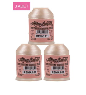 Northcity 3 Adet Altınbaşak Oya ve Dantel İpi 20 gr - Royaleks - No: 911