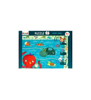 40 Parça Yer Puzzle – Yüzme Yarışı