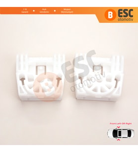 Mercedes C W204 S204 2006-2014 E W212 S212 2009-2016 İçin Ön Kapı Cam Kriko Ayak Tamir Klips Seti