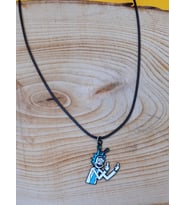Rick Kolye Unisex Suni Deri İpli Kolye PYTKKOLYE152