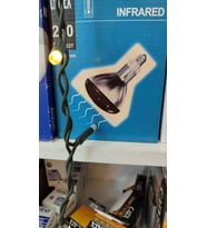 250w Isı Ampulü R125 220v Kırmızı Cam Ş41020
