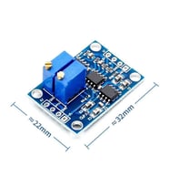 Ad620 Micro Voltaj Sinyal Kuvvetlenirici Modül DC 12V Mikro Küçük Gerilim Ölçme Kartı Enst.Yükselti