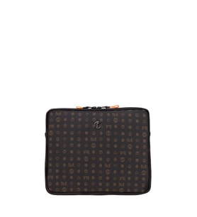 Bilik Deri Monogram Siyah Unisex Laptop & Evrak Çantası TABLET-MN 12"