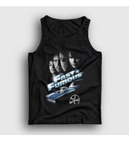 Presmono Unisex Siyah Fast And Furious Hızlı ve Öfkeli Film Atlet 421138tt
