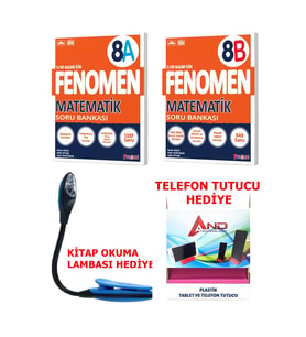 Fenomen Yayıncılık 2024-2025 Müfredat Fenomen 8 Sınıf LGS Matematik A Ve B Serisi Soru Bankası Ve Hediyeler (Çok Renkli)