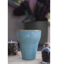Turkuaz Kulpsuz Kupa Mug