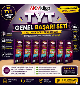 Karekök Yayınları 11. Sınıf TYT Hazırlık Ders Anlatan Soru Bankası Seti 7 Kitap