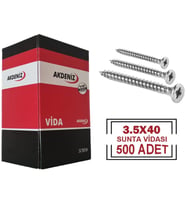 3,5x40 Sunta Vidası 500 Adet