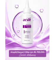 Acvit Atopik ve Hassas Ciltler İçin Jel Peeling 100 ML Arındırıcı ve Cilt Yenileyici Bakım