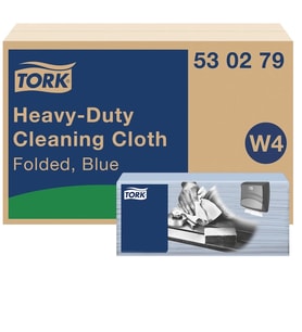 Tork Nonwoven Ağır Kirler İçin Z Katlı Mavi Temizlik Bezi 105 Yaprak 4 Paket