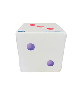 Pediaswiss Eğitici ve Öğretici Küp Renkli Noktalı Sayı Küp 14x14x14 cm