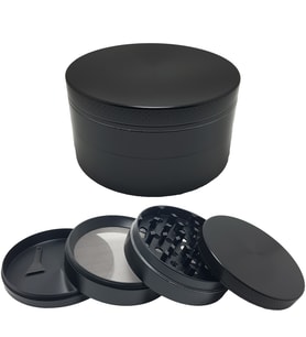 Siyah 75 mm. 4 katlı Grinder Herbal Öğütücüsü Parçalayıcı rb82sy