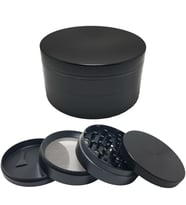 Siyah 75 mm. 4 katlı Grinder Herbal Öğütücüsü Parçalayıcı rb82sy