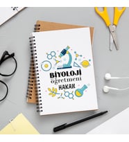 Biyoloji Öğretmeni Defteri Kişiye Özel